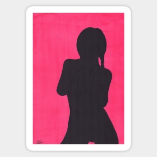 Adoration of Woman IV Sticker